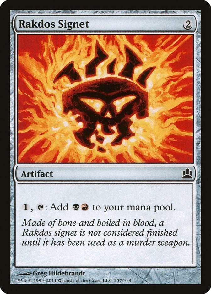 Magic: The Gathering MTG Single Rakdos Signet [Commander 2011]