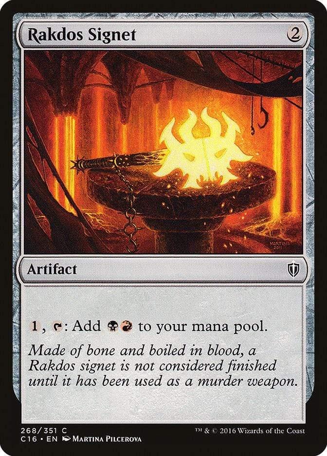 Magic: The Gathering MTG Single Rakdos Signet [Commander 2016]