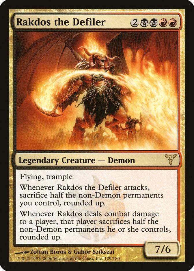 Magic: The Gathering MTG Single Rakdos the Defiler [Dissension]