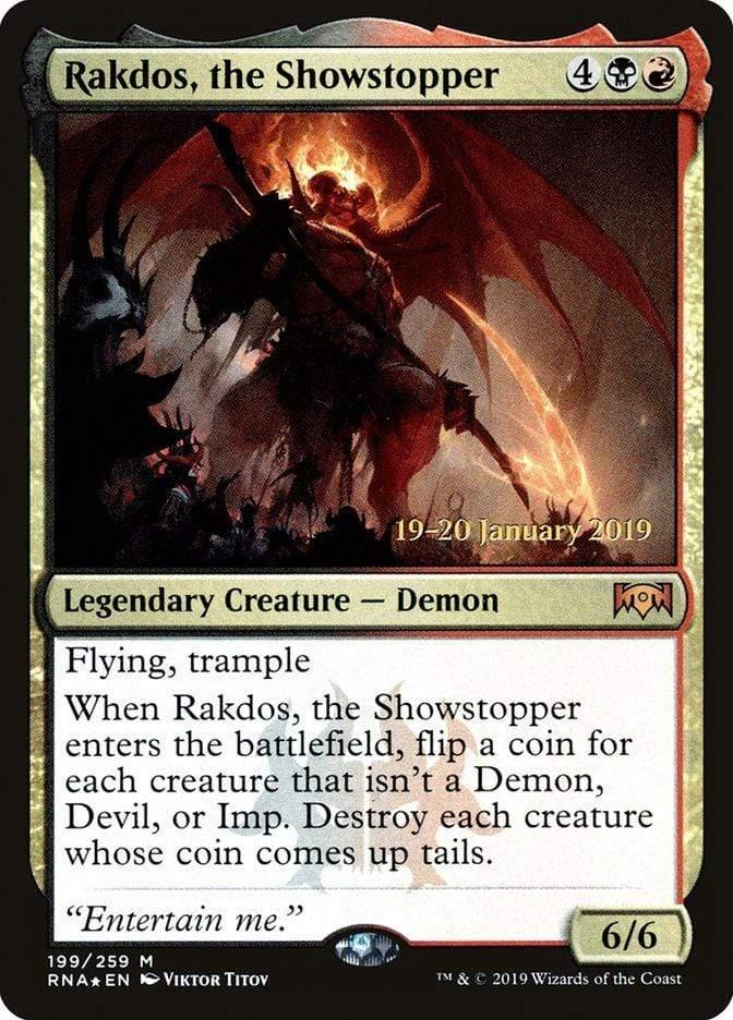 Magic: The Gathering MTG Single Rakdos, the Showstopper [Ravnica Allegiance Prerelease Promos]