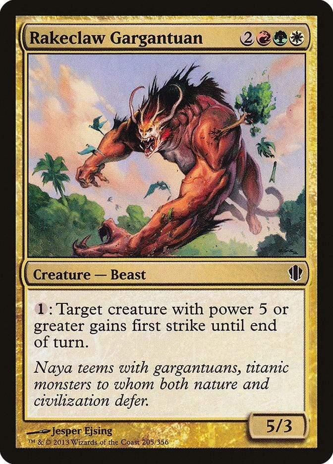 Magic: The Gathering MTG Single Rakeclaw Gargantuan [Commander 2013]