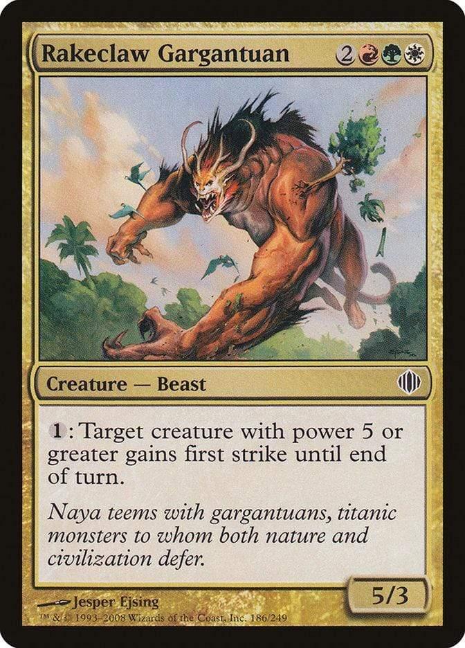 Magic: The Gathering MTG Single Rakeclaw Gargantuan [Shards of Alara]