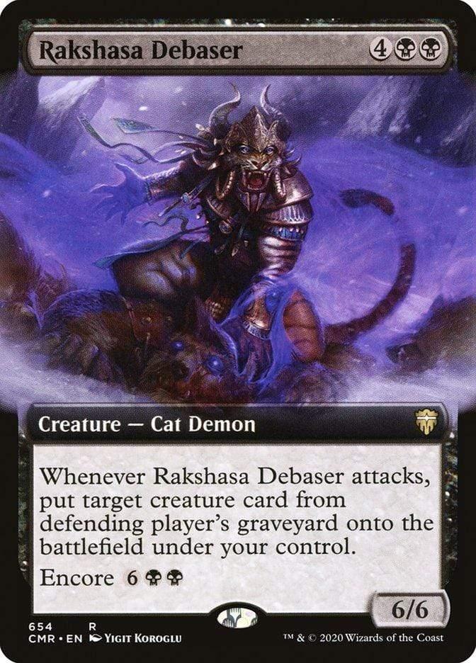 Magic: The Gathering MTG Single Rakshasa Debaser (Extended) [Commander Legends Extended]