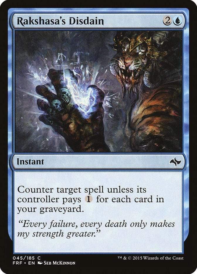 Magic: The Gathering MTG Single Rakshasa's Disdain [Fate Reforged]