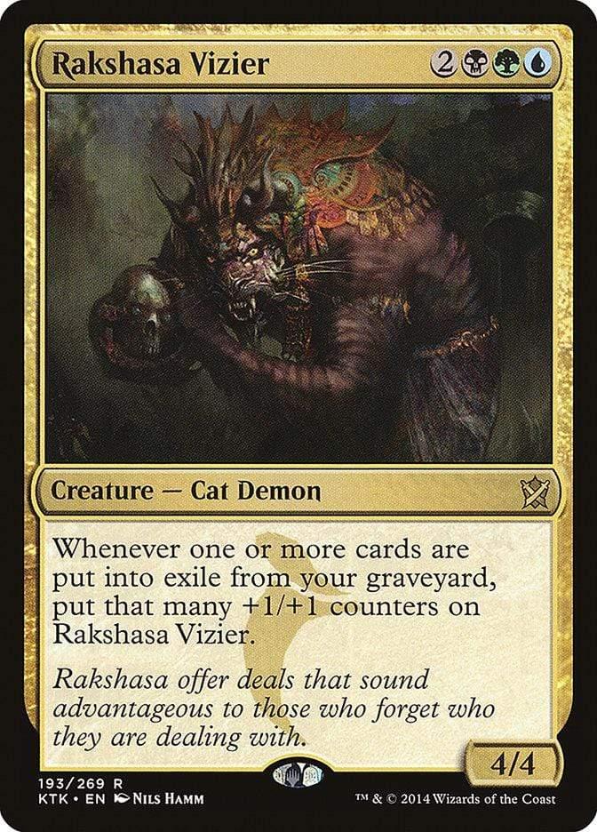 Magic: The Gathering MTG Single Rakshasa Vizier [Khans of Tarkir]