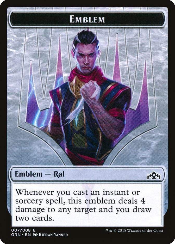 Magic: The Gathering MTG Single Ral, Izzet Viceroy Emblem [Guilds of Ravnica Tokens]