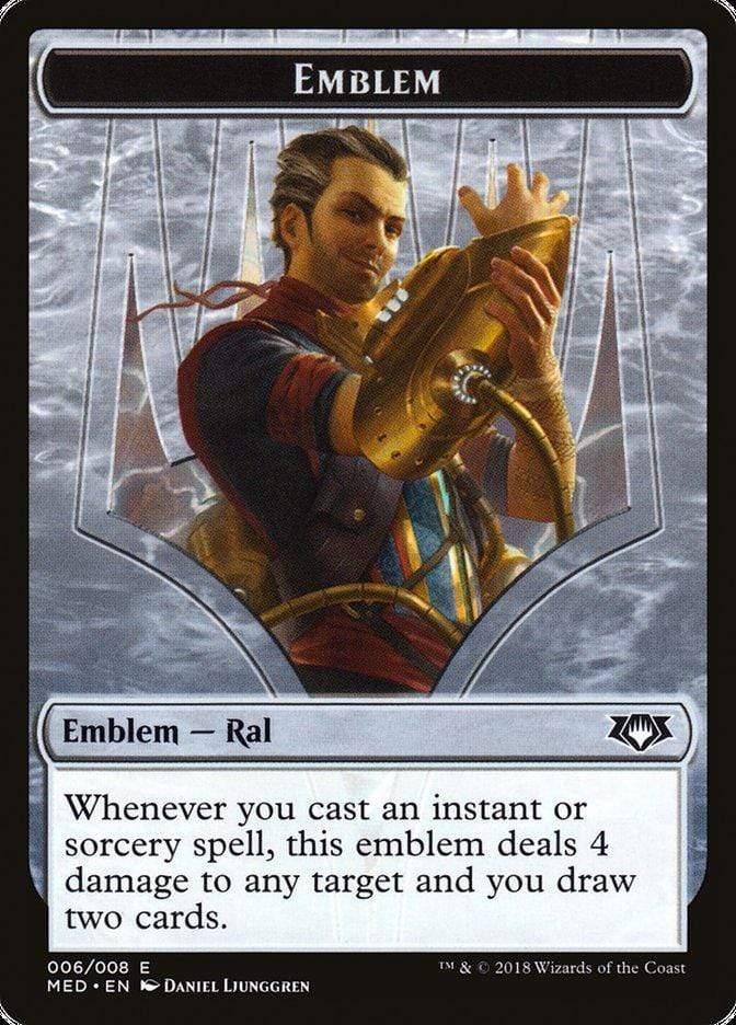 Magic: The Gathering MTG Single Ral, Izzet Viceroy Emblem [Mythic Edition Tokens]
