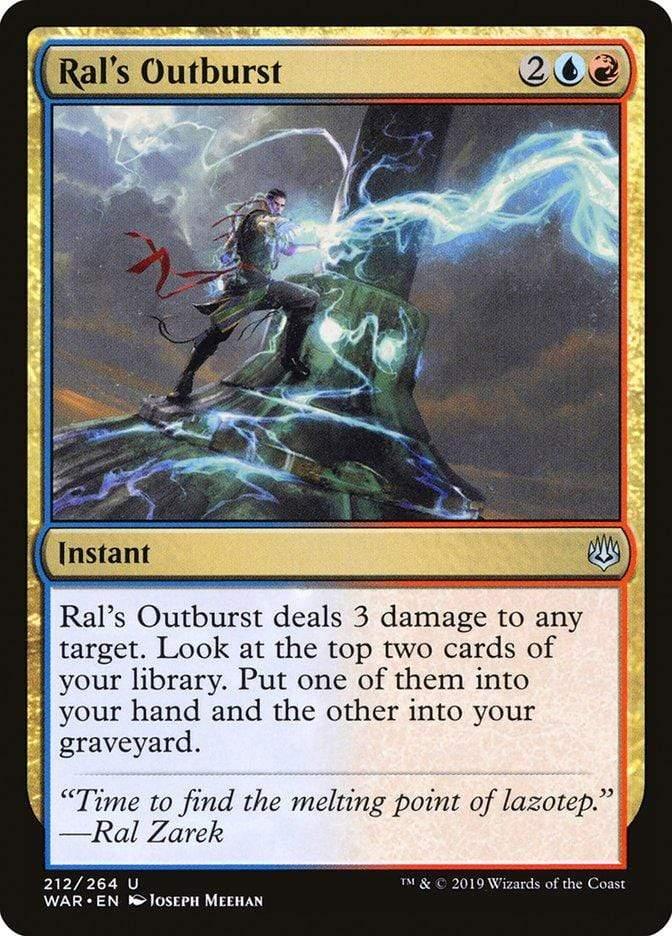Magic: The Gathering MTG Single Ral's Outburst [War of the Spark]