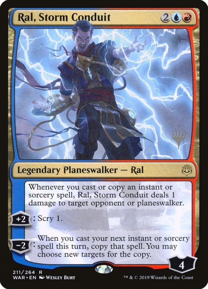 Magic: The Gathering MTG Single Ral, Storm Conduit (Promo Pack) [War of the Spark Promos]