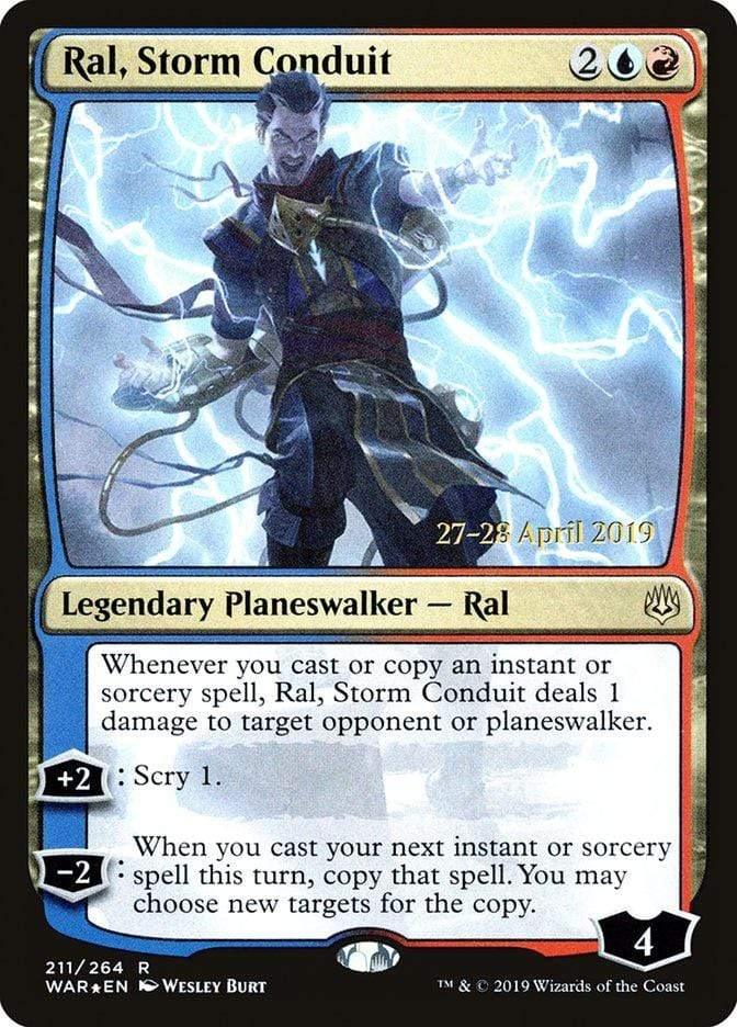 Magic: The Gathering MTG Single Ral, Storm Conduit  [War of the Spark Prerelease Promos]