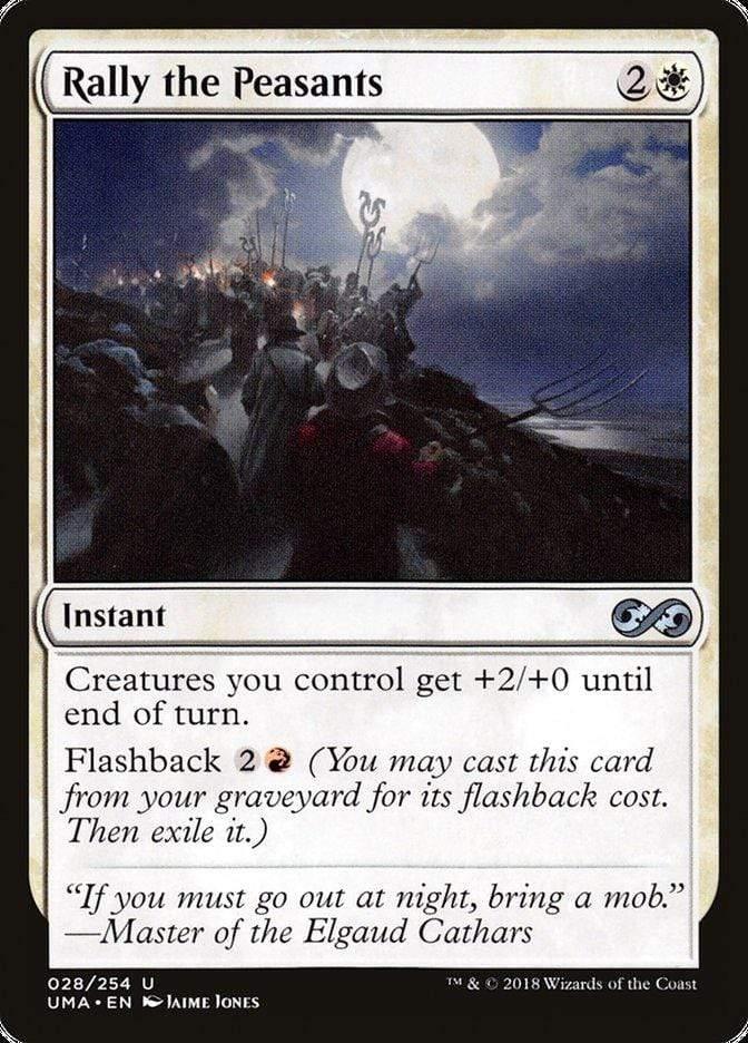 Magic: The Gathering MTG Single Rally the Peasants [Ultimate Masters]