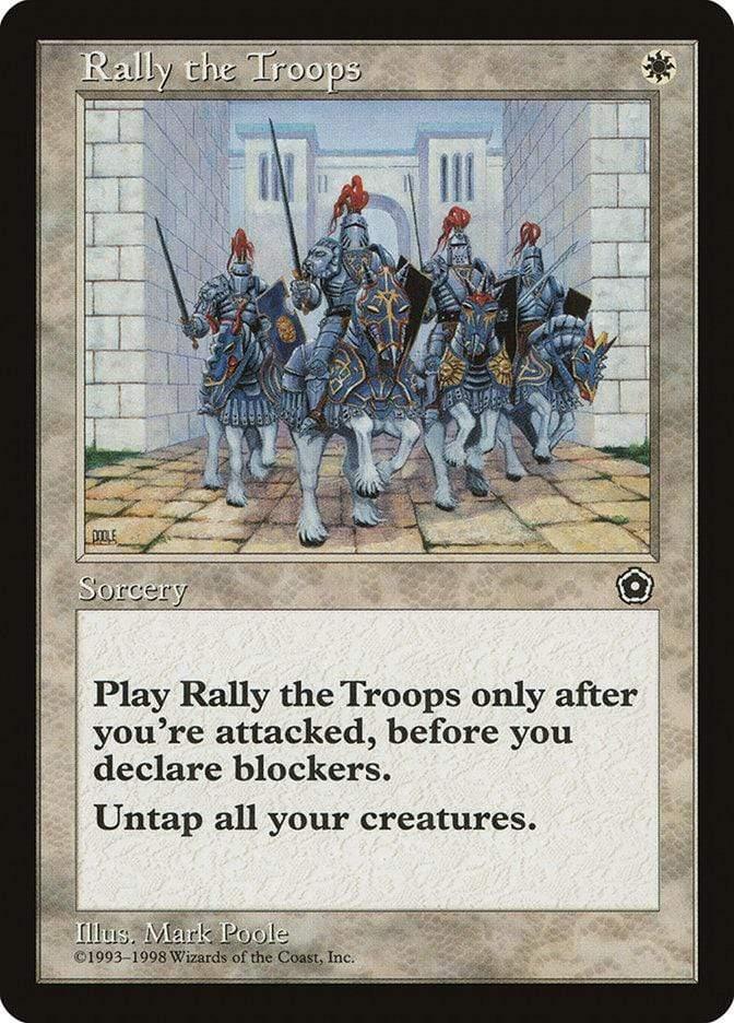 Magic: The Gathering MTG Single Rally the Troops [Portal Second Age]