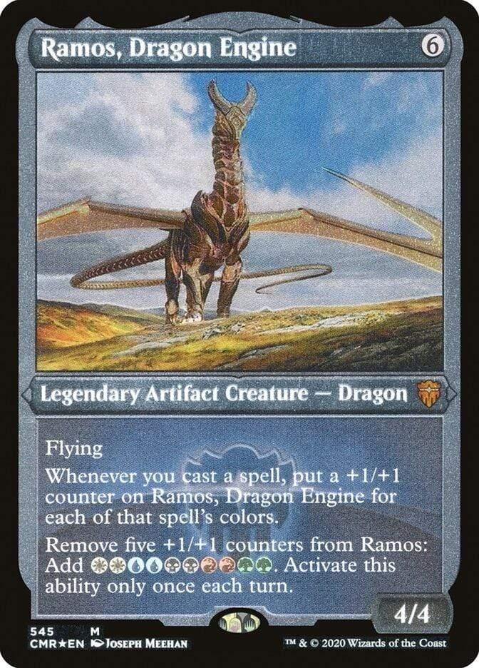 Magic: The Gathering MTG Single Ramos, Dragon Engine [Commander Legends Etched]