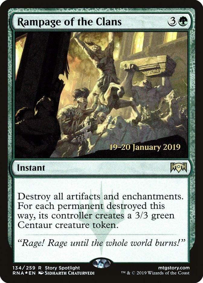 Magic: The Gathering MTG Single Rampage of the Clans [Ravnica Allegiance Prerelease Promos]