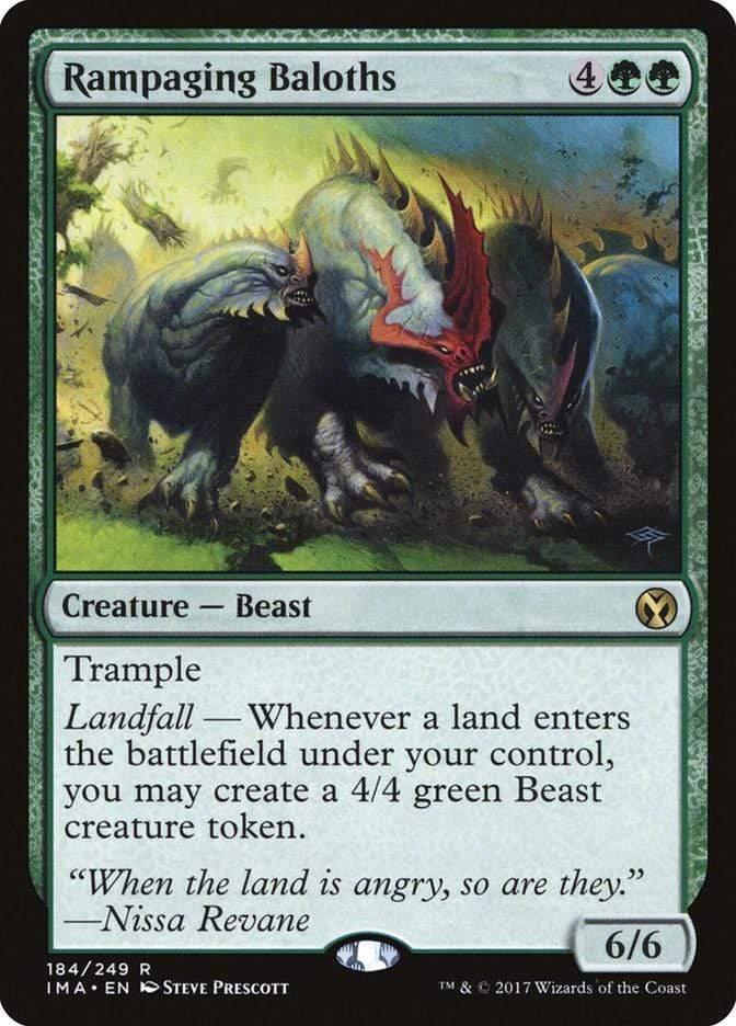 Magic: The Gathering MTG Single Rampaging Baloths [Iconic Masters]