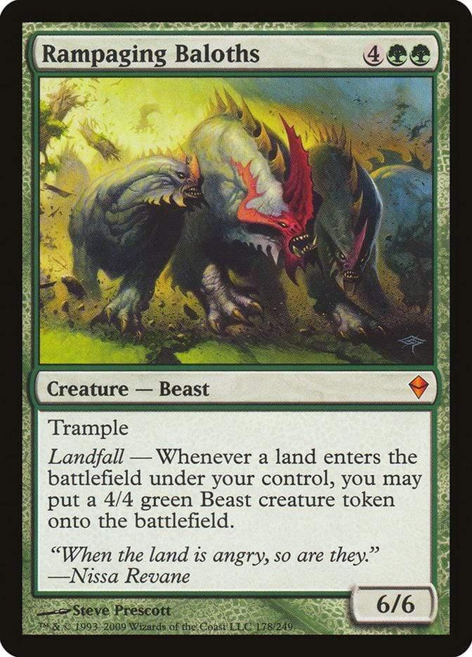 Magic: The Gathering MTG Single Rampaging Baloths [Zendikar]