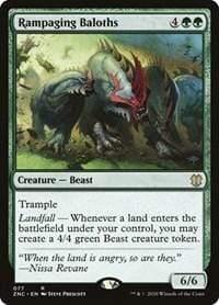 Magic: The Gathering MTG Single Rampaging Baloths [Zendikar Rising Commander]