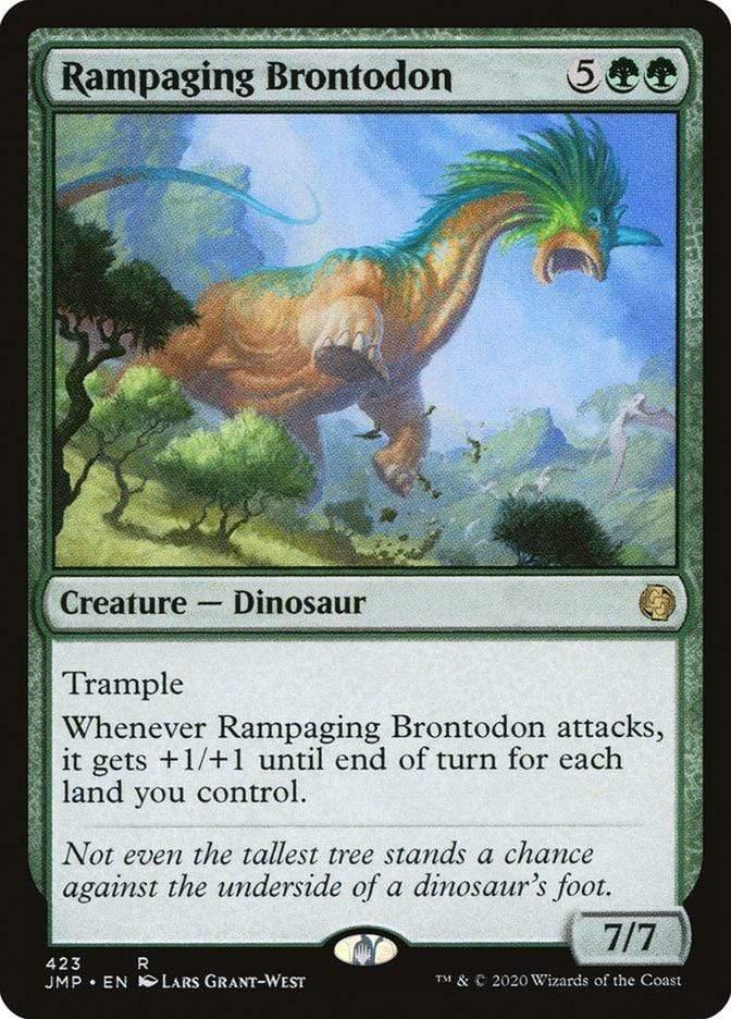 Magic: The Gathering MTG Single Rampaging Brontodon [Jumpstart]