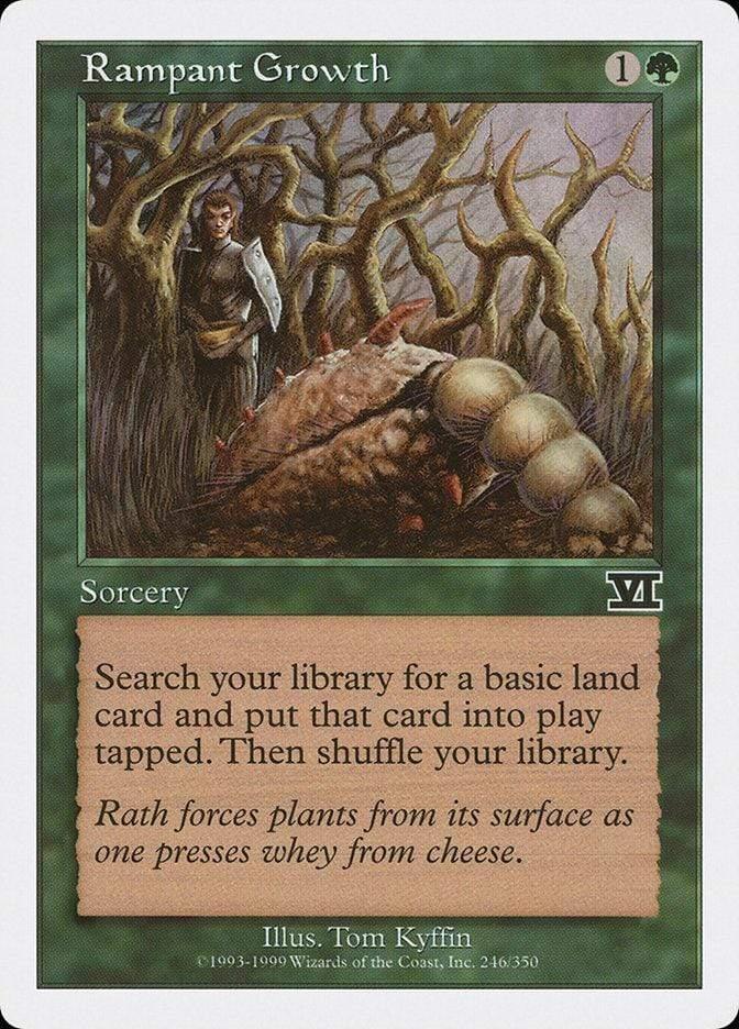 Magic: The Gathering MTG Single Rampant Growth [Classic Sixth Edition]