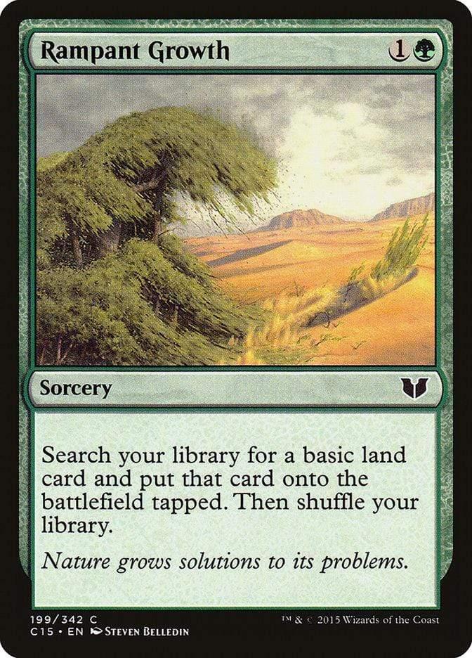 Magic: The Gathering MTG Single Rampant Growth [Commander 2015]