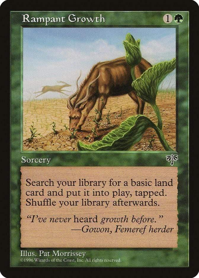 Magic: The Gathering MTG Single Rampant Growth [Mirage]