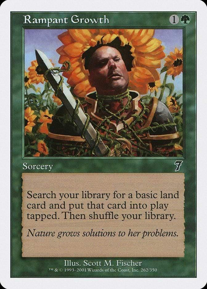 Magic: The Gathering MTG Single Rampant Growth [Seventh Edition]