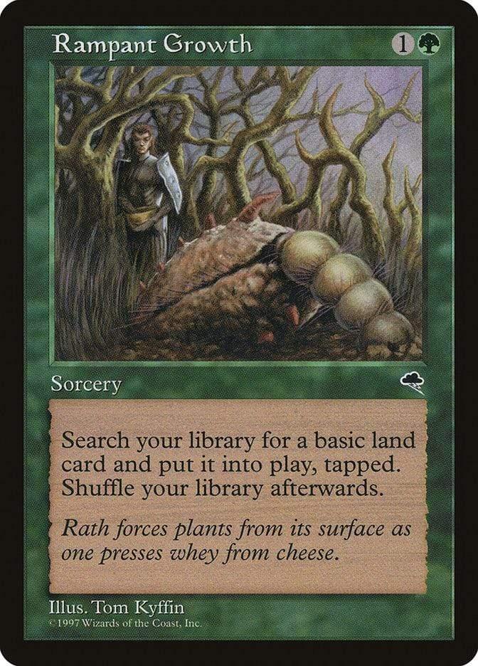 Magic: The Gathering MTG Single Rampant Growth [Tempest]