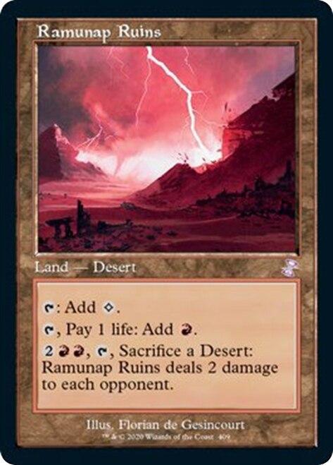 Magic: The Gathering MTG Single Ramunap Ruins (Timeshifted) [Time Spiral Remastered]