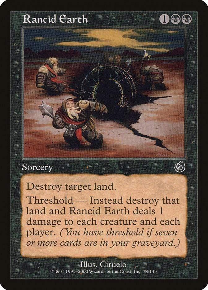 Magic: The Gathering MTG Single Rancid Earth [Torment]