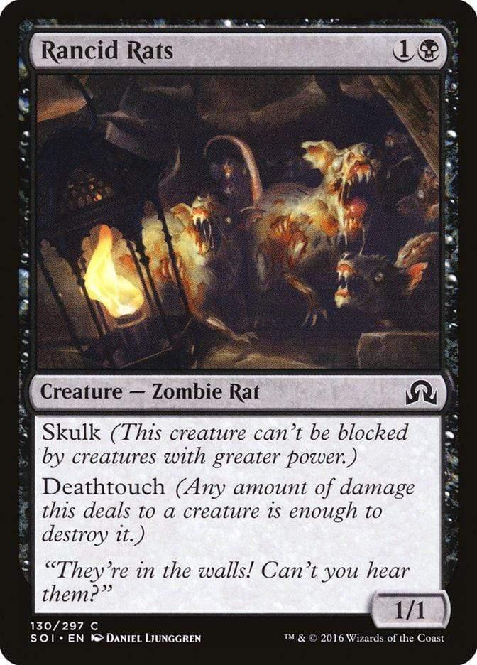 Magic: The Gathering MTG Single Rancid Rats [Shadows over Innistrad]