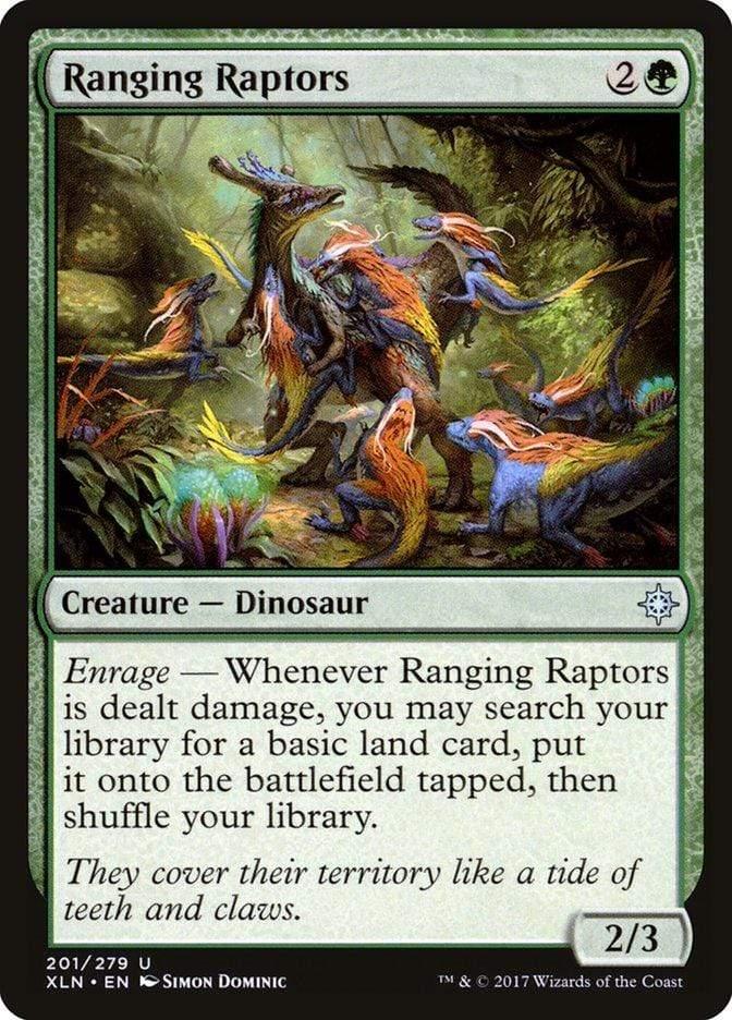 Magic: The Gathering MTG Single Ranging Raptors [Ixalan]