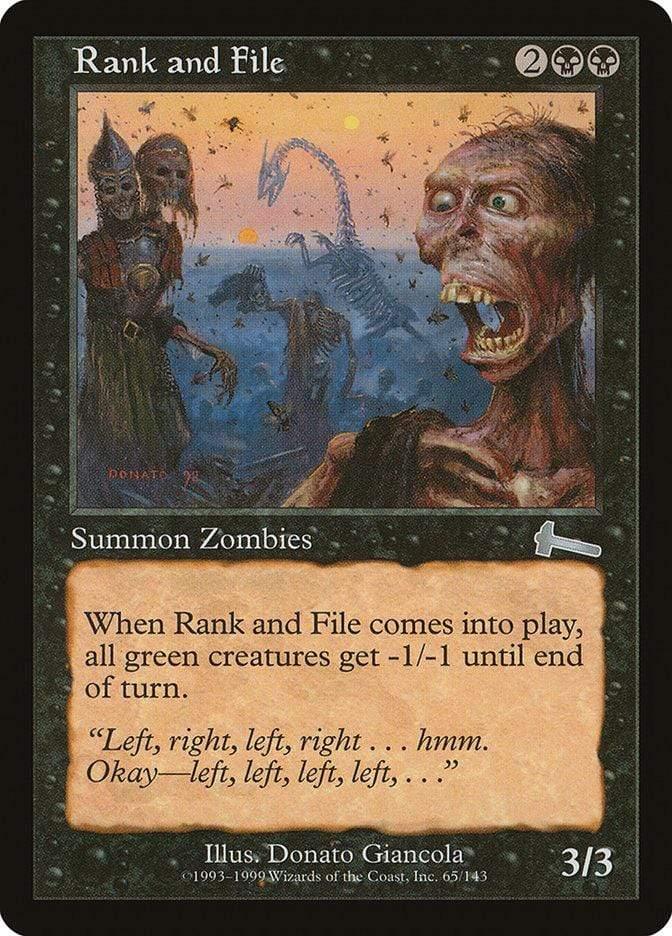 Magic: The Gathering MTG Single Rank and File [Urza's Legacy]