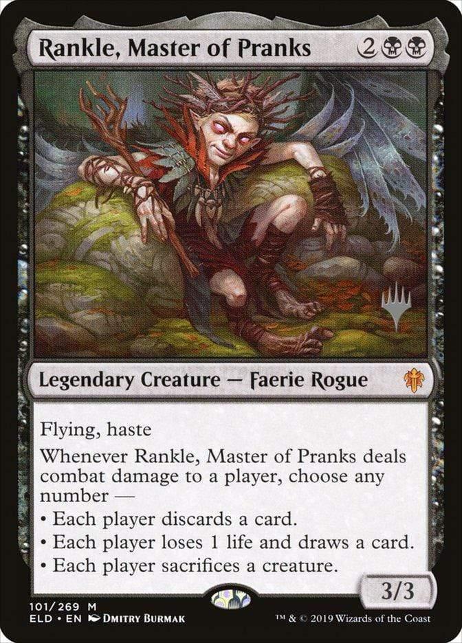 Magic: The Gathering MTG Single Rankle, Master of Pranks (Promo Pack) [Throne of Eldraine Promos]