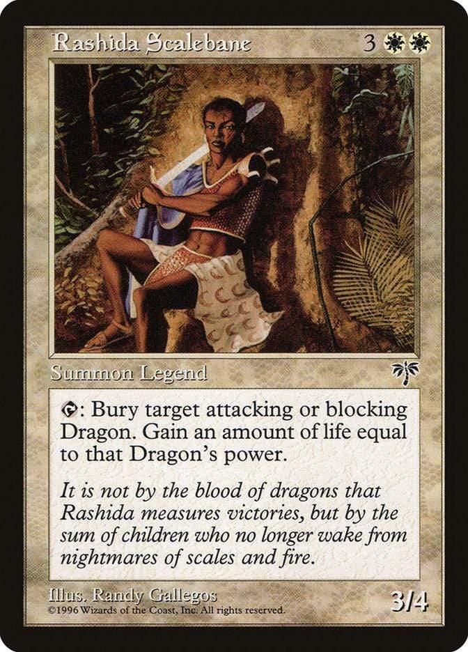 Magic: The Gathering MTG Single Rashida Scalebane [Mirage]