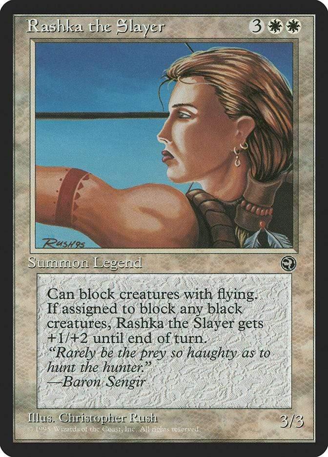 Magic: The Gathering MTG Single Rashka the Slayer [Homelands]