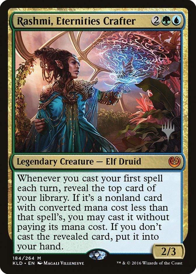 Magic: The Gathering MTG Single Rashmi, Eternities Crafter (Promo Pack) [Kaladesh Promos]
