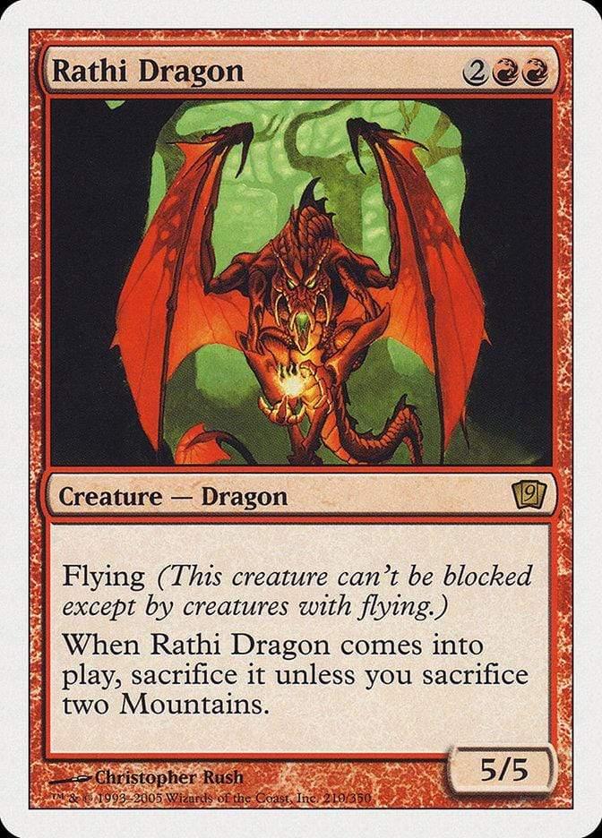 Magic: The Gathering MTG Single Rathi Dragon [Ninth Edition]