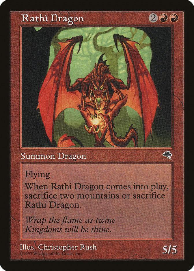 Magic: The Gathering MTG Single Rathi Dragon [Tempest]