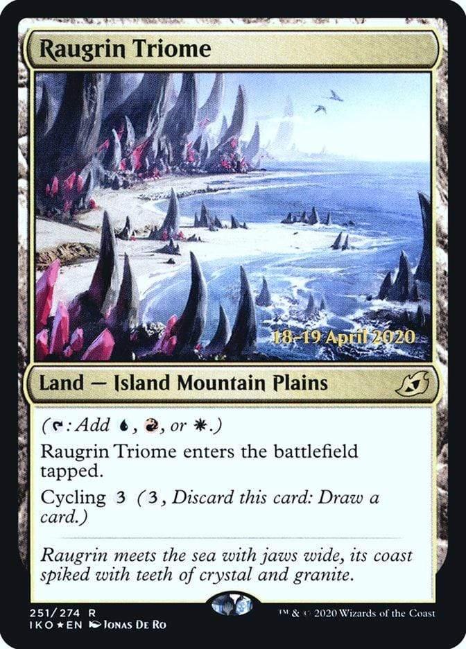 Magic: The Gathering MTG Single Raugrin Triome  [Ikoria: Lair of Behemoths Prerelease Promos]