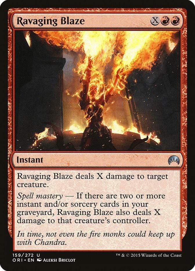 Magic: The Gathering MTG Single Ravaging Blaze [Magic Origins]