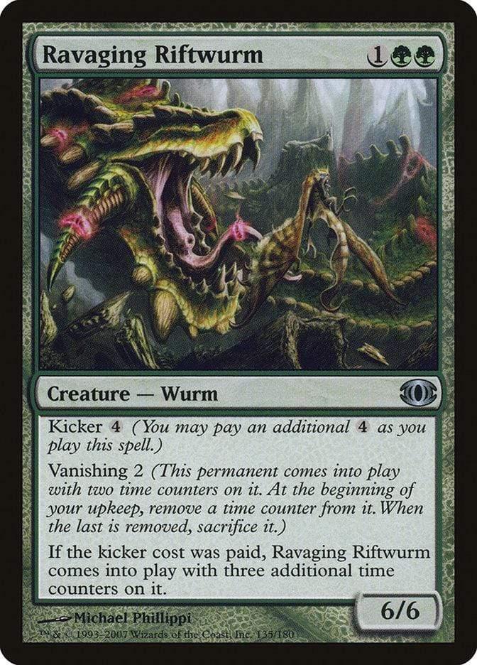 Magic: The Gathering MTG Single Ravaging Riftwurm [Future Sight]