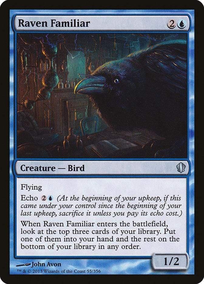 Magic: The Gathering MTG Single Raven Familiar [Commander 2013]