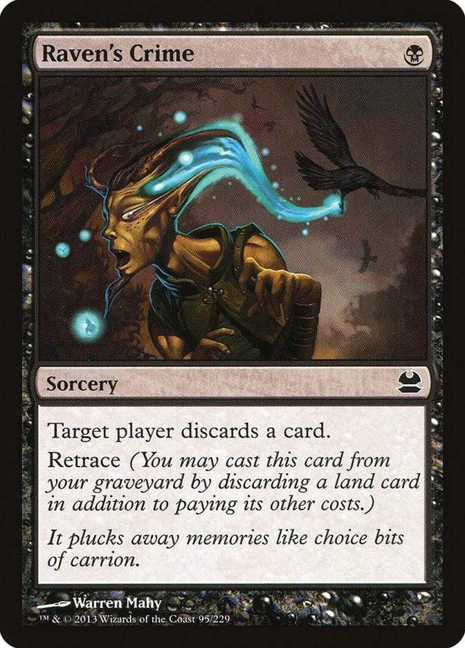 Magic: The Gathering MTG Single Raven's Crime [Modern Masters]