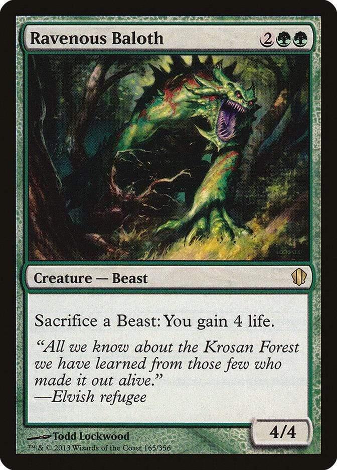 Magic: The Gathering MTG Single Ravenous Baloth [Commander 2013]