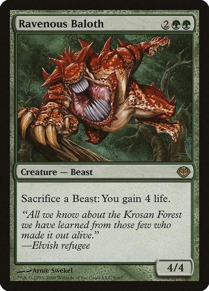 Magic: The Gathering MTG Single Ravenous Baloth [Duel Decks: Garruk vs. Liliana]