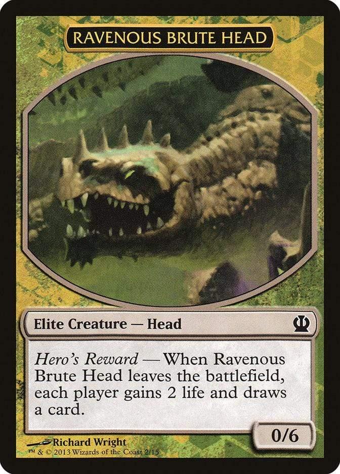 Magic: The Gathering MTG Single Ravenous Brute Head [Theros Hero's Path]