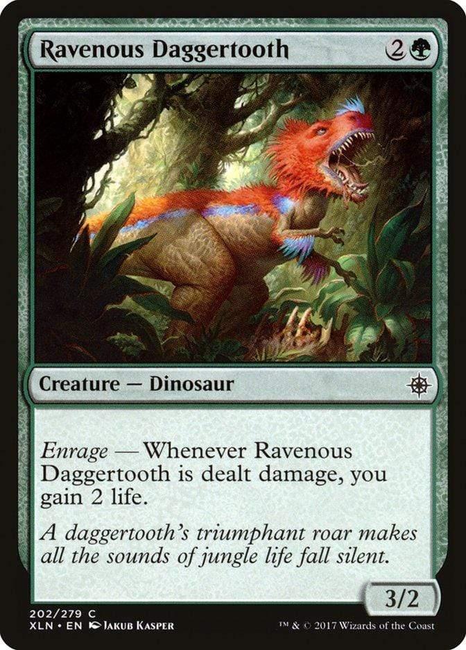 Magic: The Gathering MTG Single Ravenous Daggertooth [Ixalan]