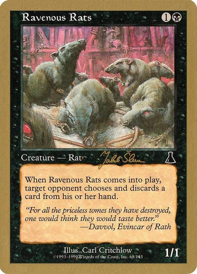 Magic: The Gathering MTG Single Ravenous Rats [World Championship Decks 1999]