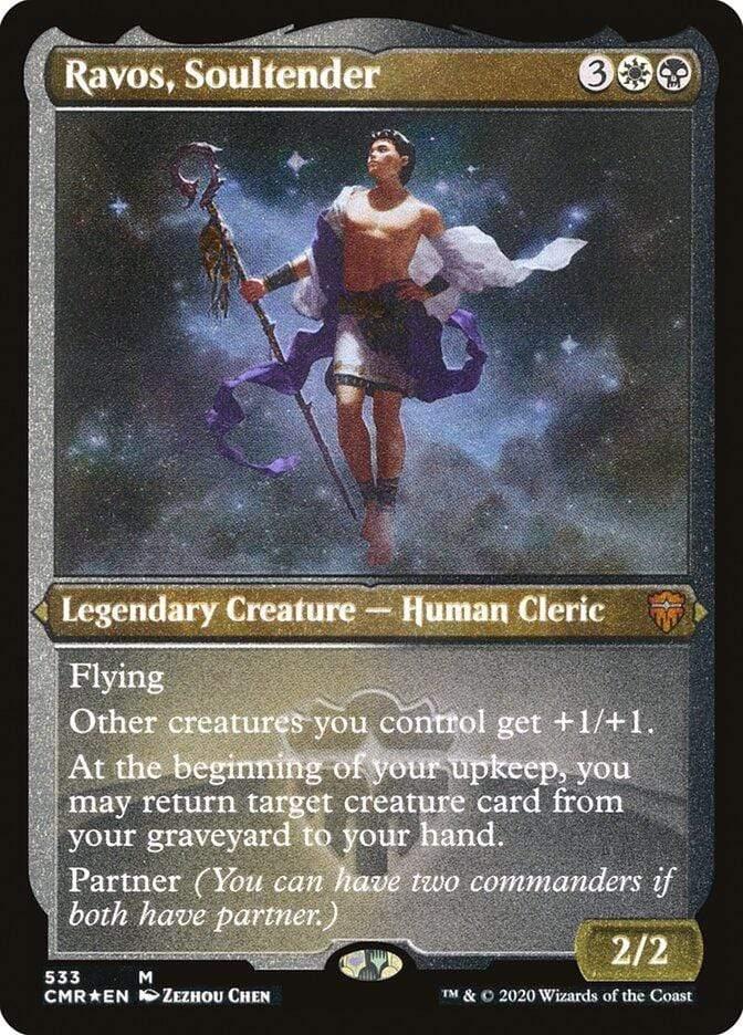 Magic: The Gathering MTG Single Ravos, Soultender [Commander Legends Etched]