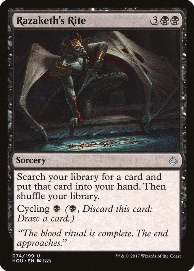 Magic: The Gathering MTG Single Razaketh's Rite [Hour of Devastation]